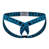 menaful Blue / S/M Elastic Jockstrap